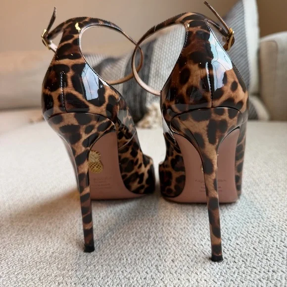 Aquazzura Leopard Print Love Affair Pumps - Picture 2 of 4